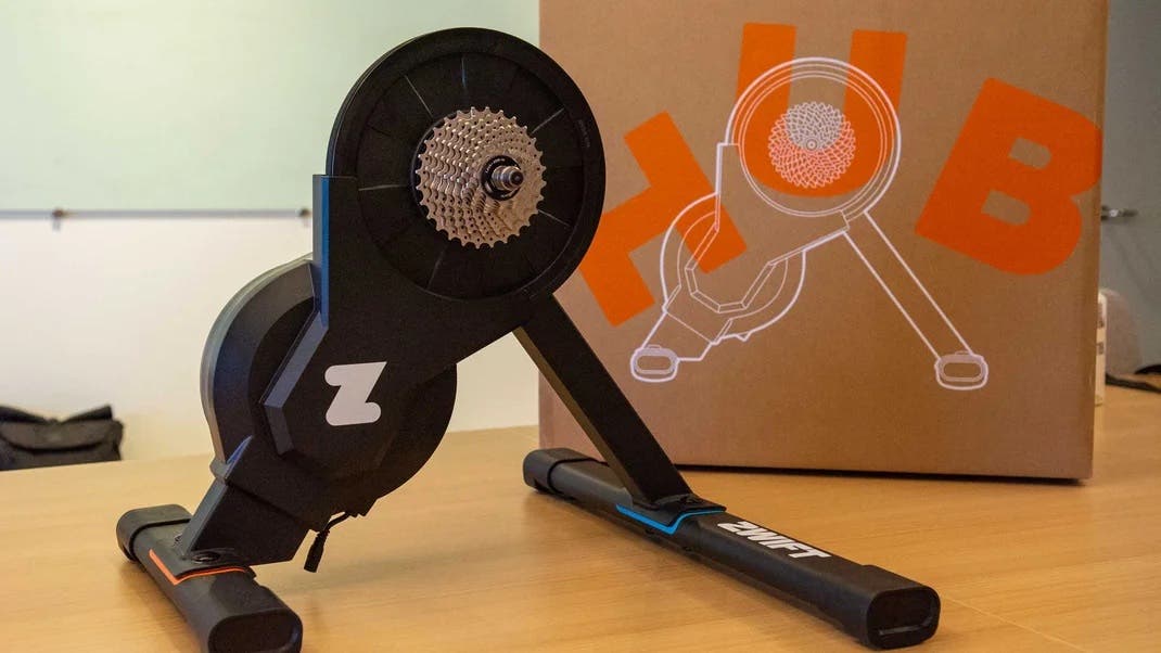 Zwift takes on the trainer market with the Hub. (