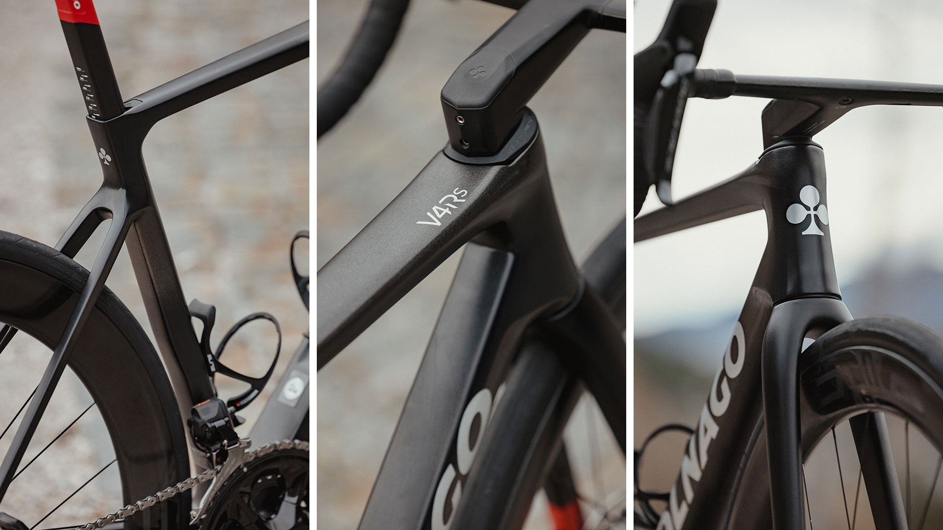 Kit cadre vélo route Colnago V4RS Disc Slooping SDM4 Team UAE