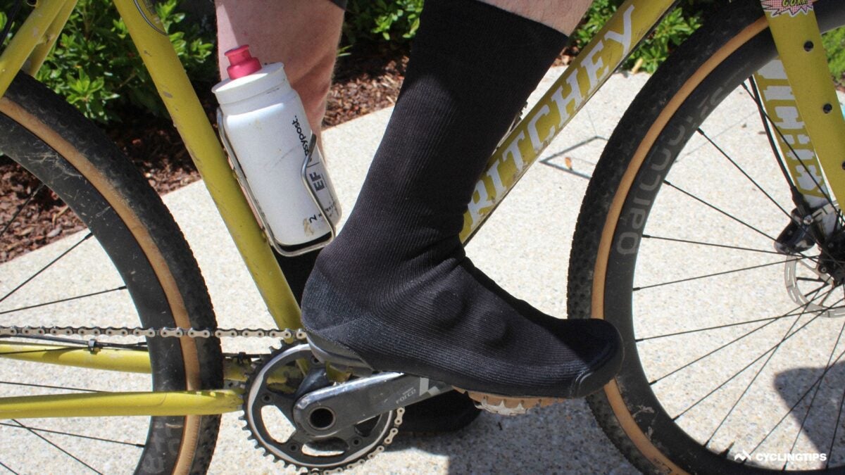 Spotlight GripGrab Explorer waterproof gravel shoe covers Velo