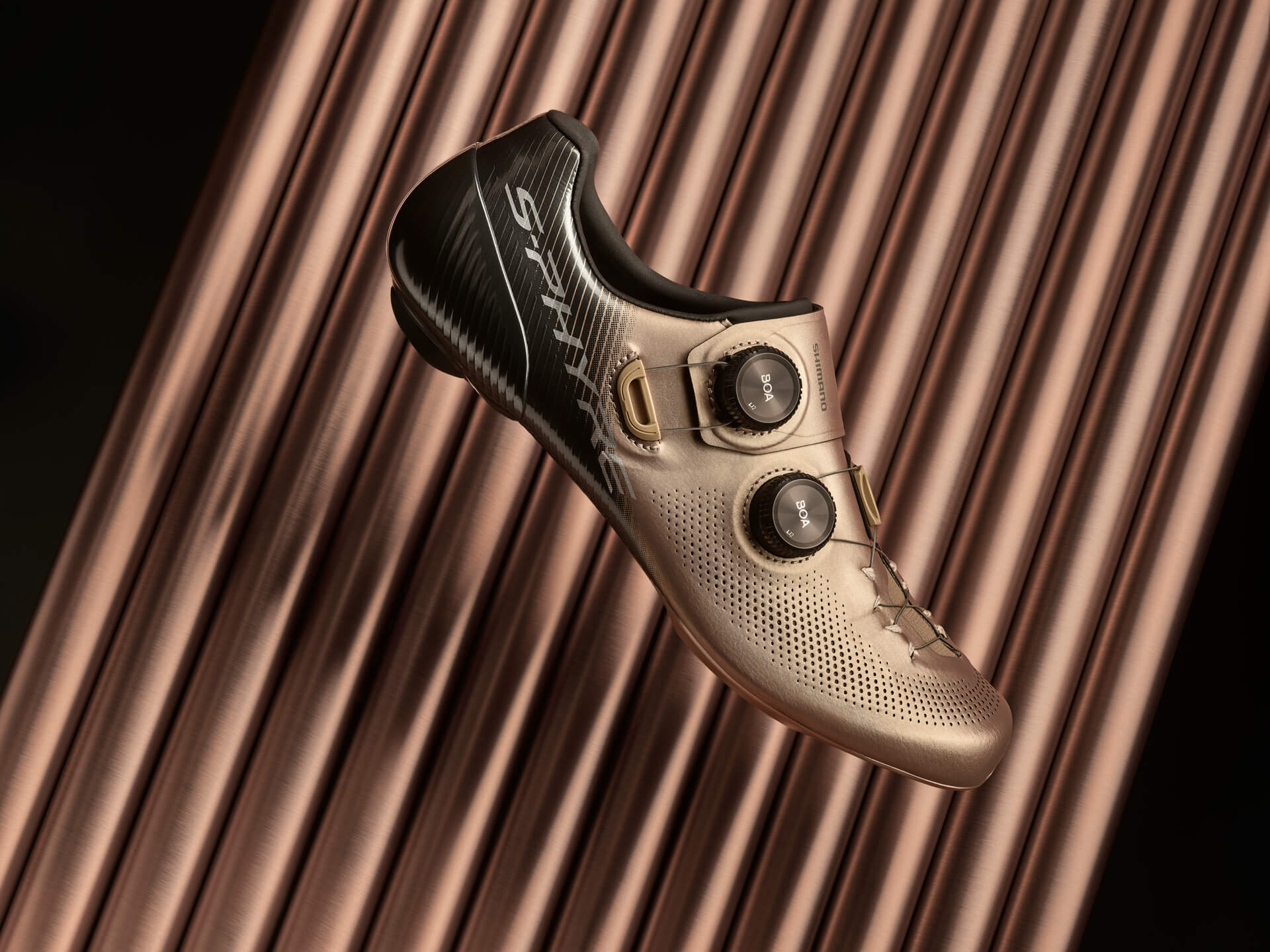 Champagne Shimano S-PHYRE Shoes Launch for Spring Classics