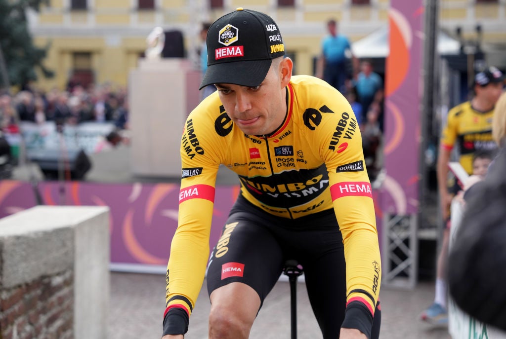 Wout van Aert chose single chainring setup for power climbs of Milan