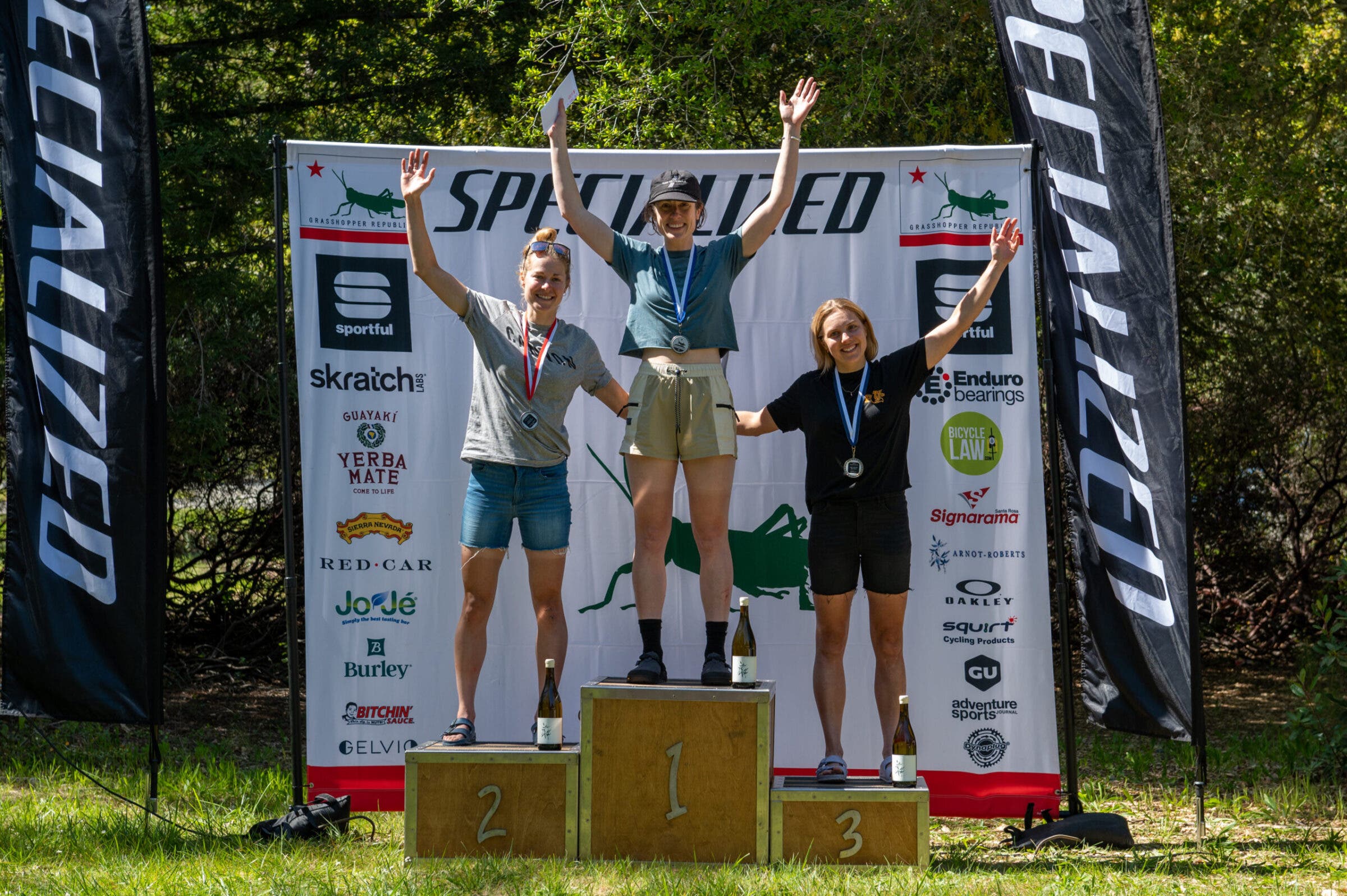 Maude Farrell and Brennan Wertz win Lake Sonoma Hopper