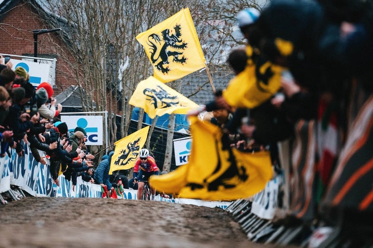 The Tour of Flanders women's race finishes after the men's