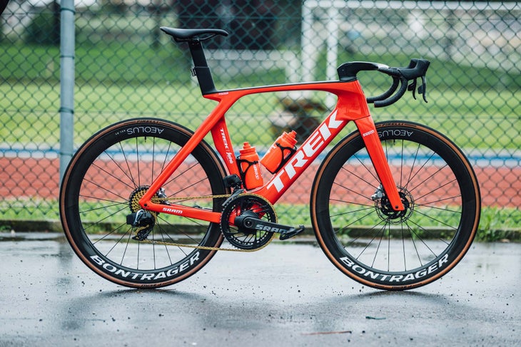 Mads Pedersen's Trek Madone SLR 9 Trek-Segafredo team bike for the Giro d'Italia