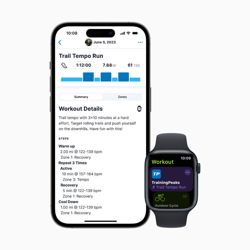 Apple watch bike online computer