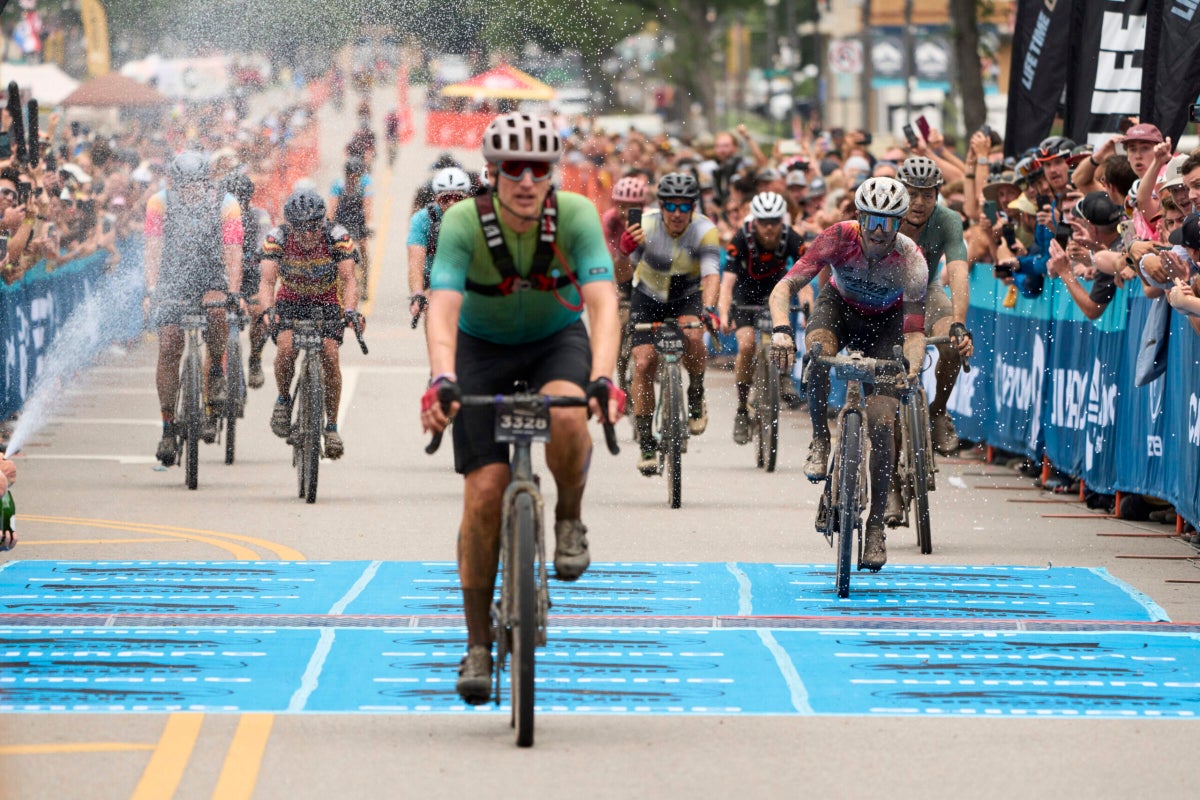 For Unbound and other big gravel races, 'safety first' starts at the finish