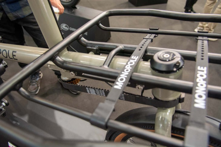 MONoPOLE Toolbike No 01 lightweight cargo e-bike eurobike