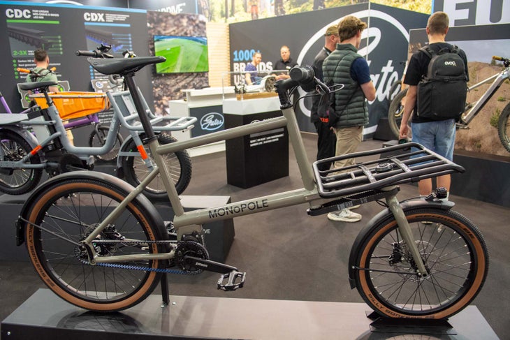 MONoPOLE Toolbike No 01 lightweight cargo e-bike eurobike