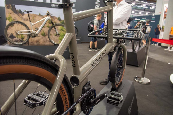 MONoPOLE Toolbike No 01 lightweight cargo e-bike eurobike