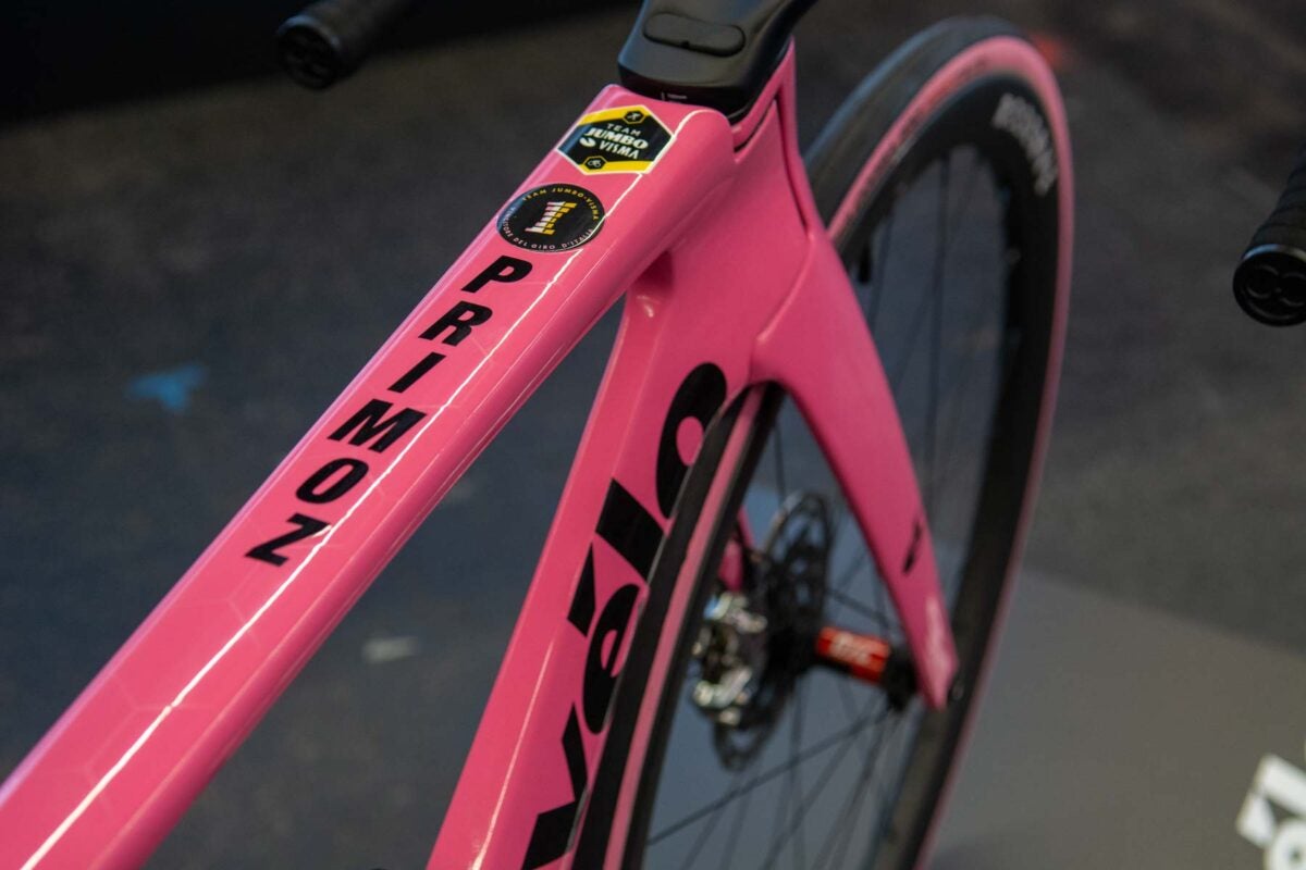 Pink racing deals bike