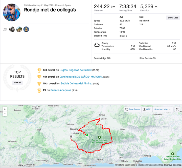 Wout van Aert goes big in his pre-Tour training