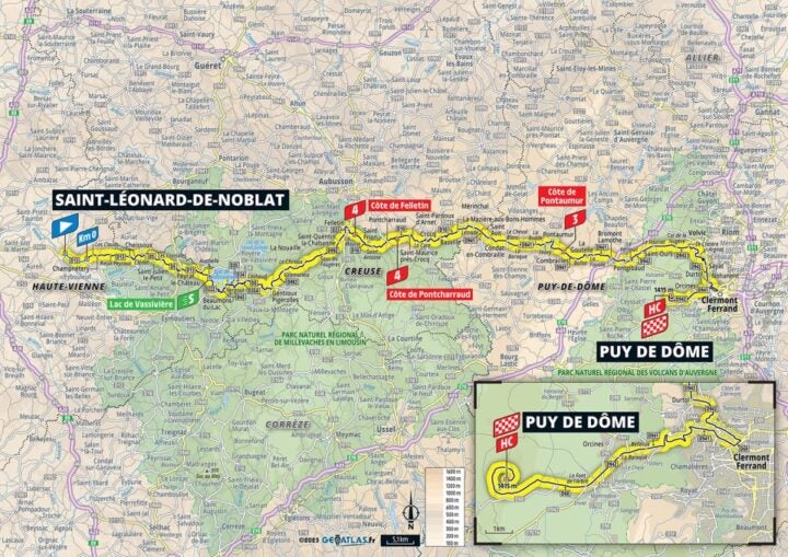 map of tour de france 2023
