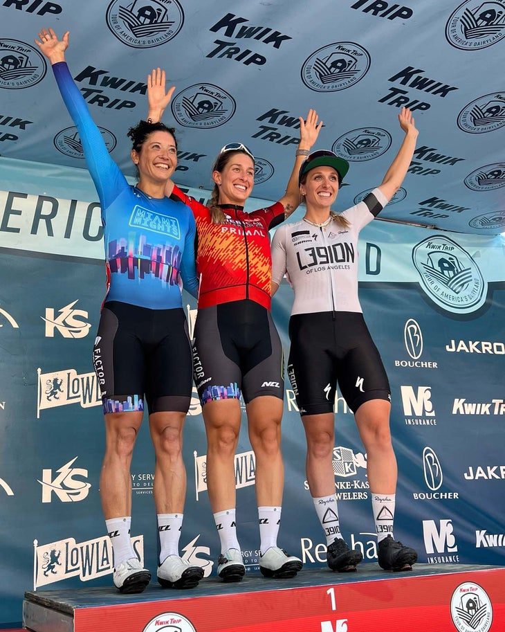 Skylar Schneider and Alfredo Rodriguez win American Criterium Cup race