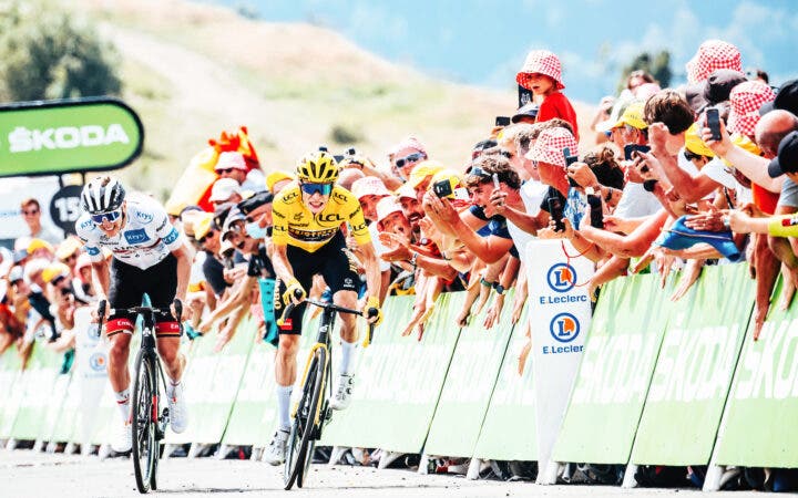 Pogacar Vingegaard 2022 Tour de France 