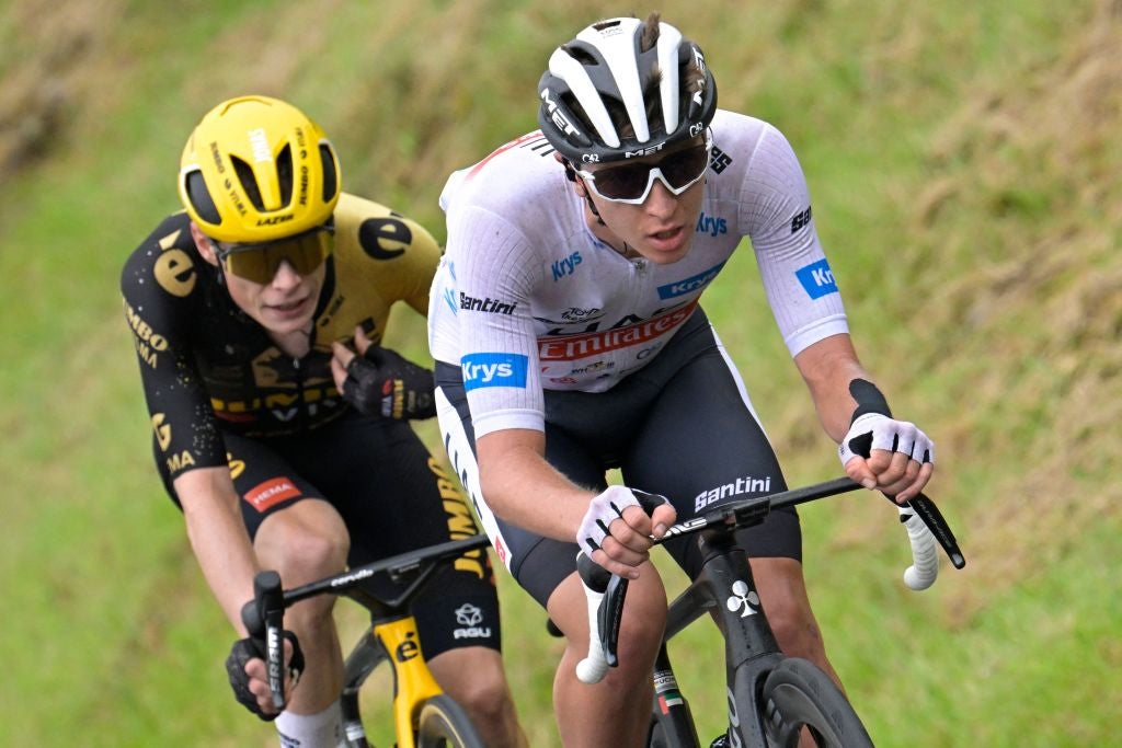 Tadej Pogačar picking away at Jonas Vingegaard in Tour de France time bonus tug-of-war