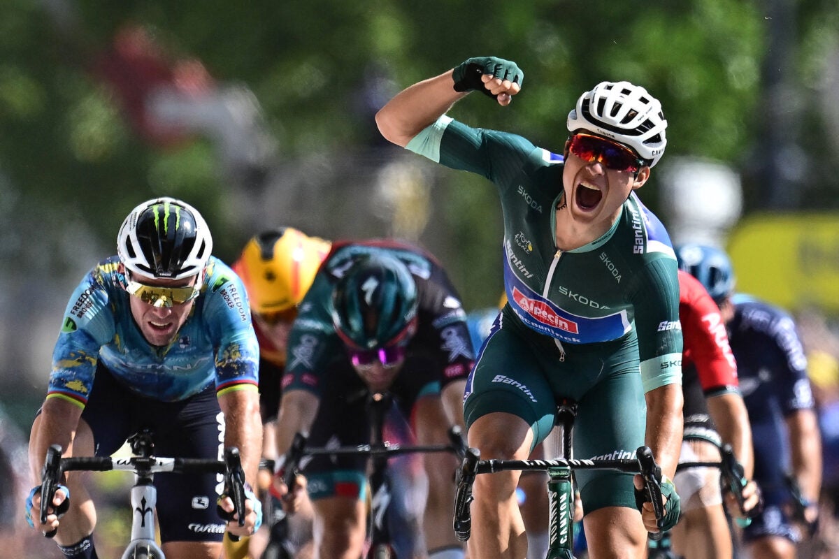 Tour de France stage 7 video highlights Two eras meet as Philipsen