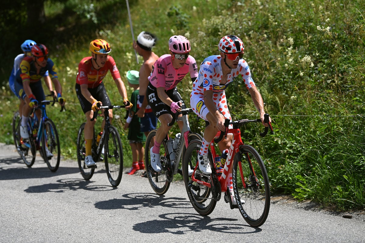 Tour de France: How Giulio Ciccone beat Neilson Powless in race for the King of the Mountains