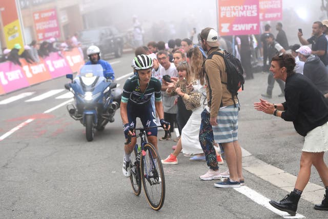 “The podium is still in reach:” A time trial will still decide final podium in Pau