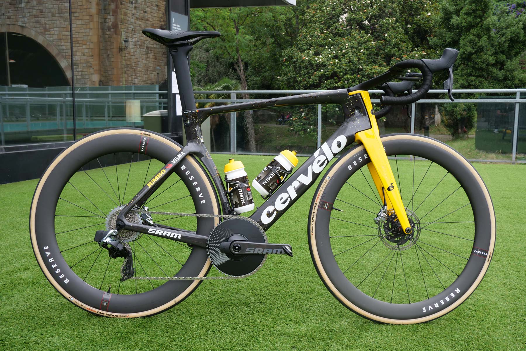 Bike check: Wout van Aert's 1x equipped Cervélo S5 in the 2023