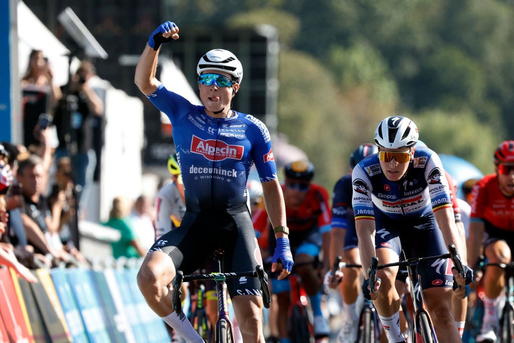 Renewi Tour stage 1: Jasper Philipsen back in the fast lane with first win since Tour de France