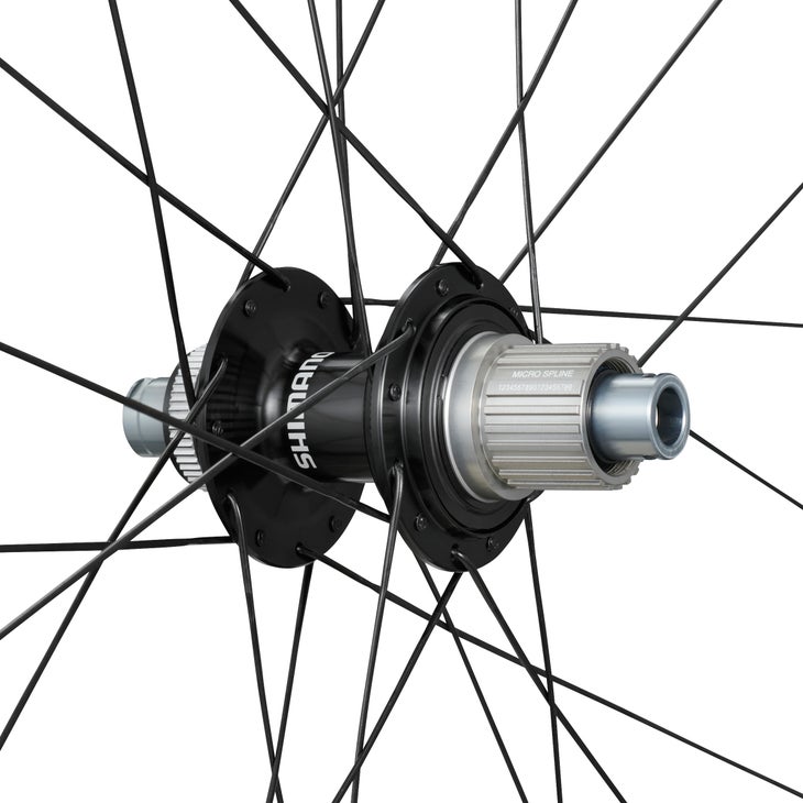 Shimano WH-RX880 hub detail Microspline