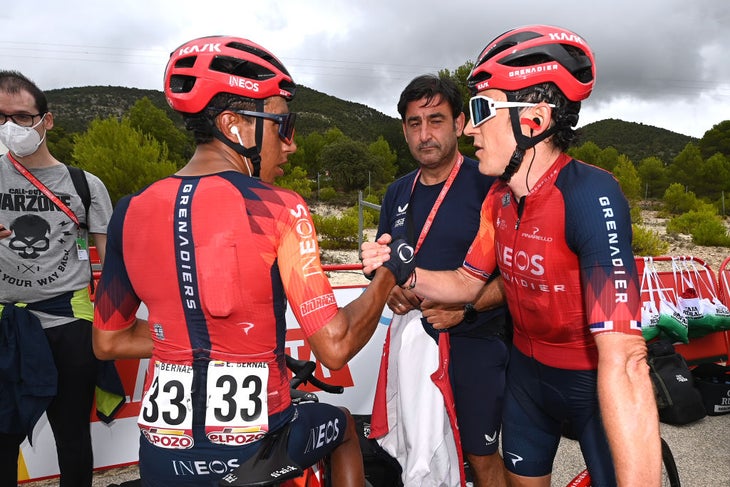 Egan Bernal Geraint Thomas