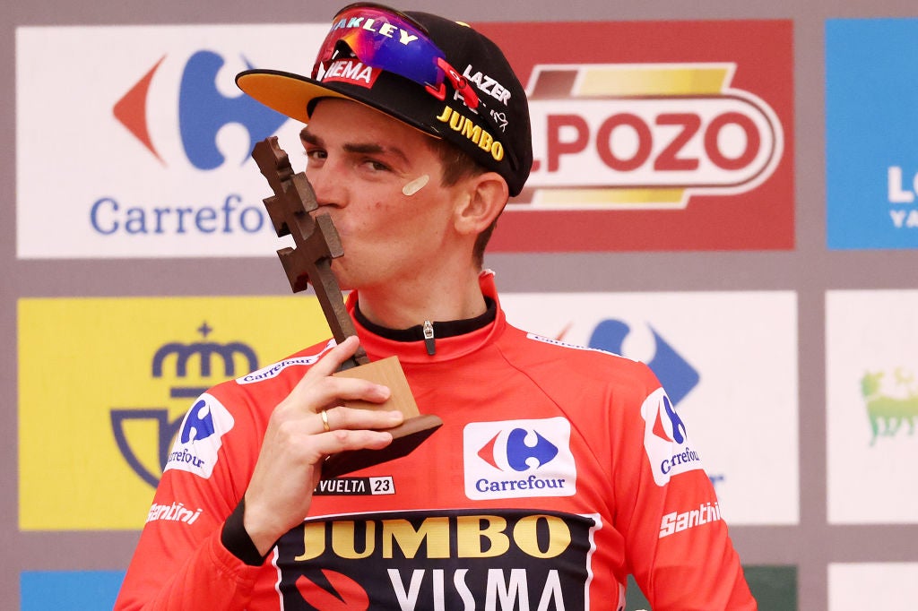 How Sepp Kuss enjoyed his first day in the Vuelta a España leader's jersey