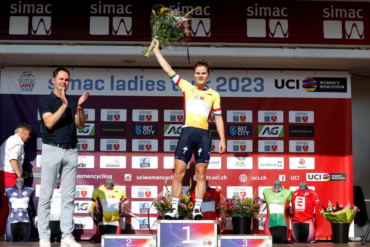 Simac Ladies Tour stage 4: Lotte Kopecky bolsters race lead with yet another win