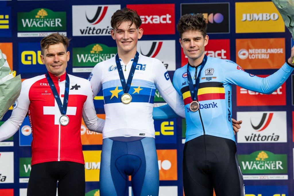 Reusser, Tarling win European time trial championships, Küng crashes