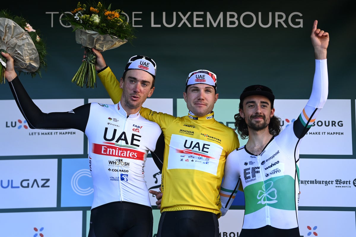 Marc Hirschi and Brandon McNulty secure UAE Team Emirates one-two overall in Tour de Luxembourg