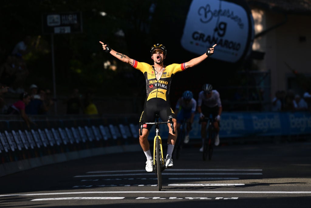 Primož Roglič Gaps Tadej Pogačar with Crushing Giro Dell’Emilia Sprint