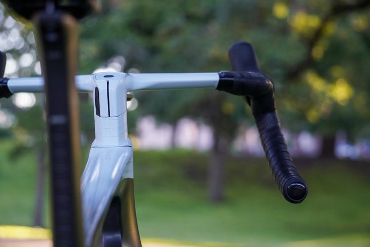 BMC Teammachine R first ride review handlebar flare