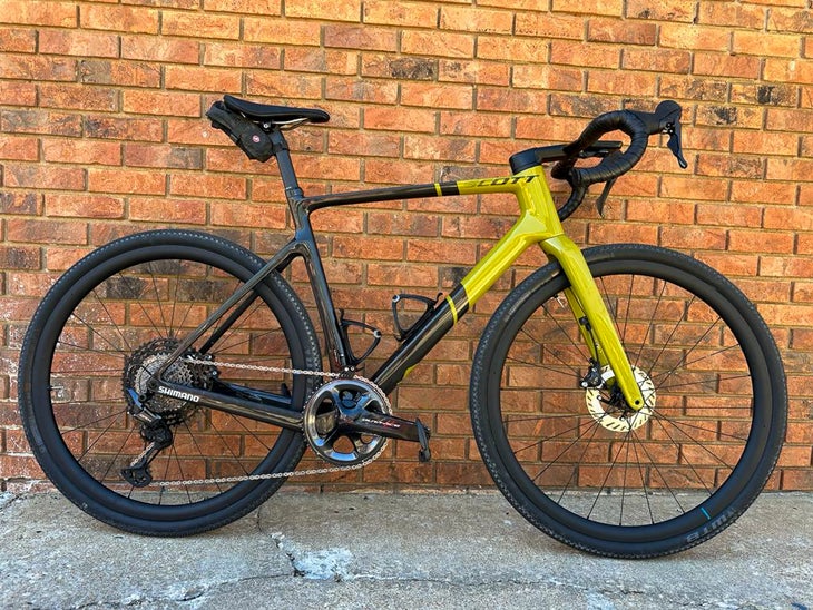 Big Sugar bike check Bradyn Lange Scott Addict Gravel profile 2