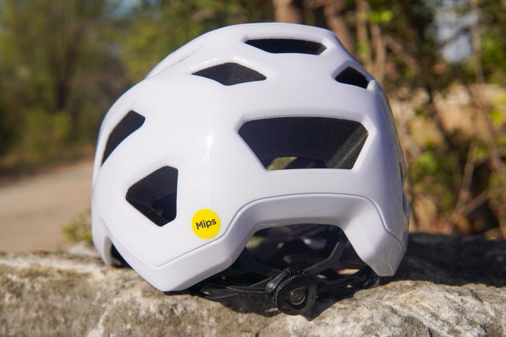 Fox Crossframe Pro helmet review back of helmet