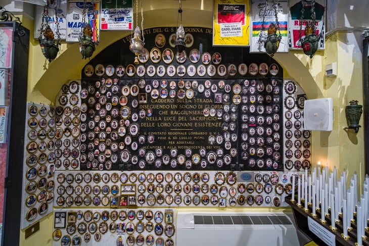 Giro d'Italia: Church is shrine to cycling