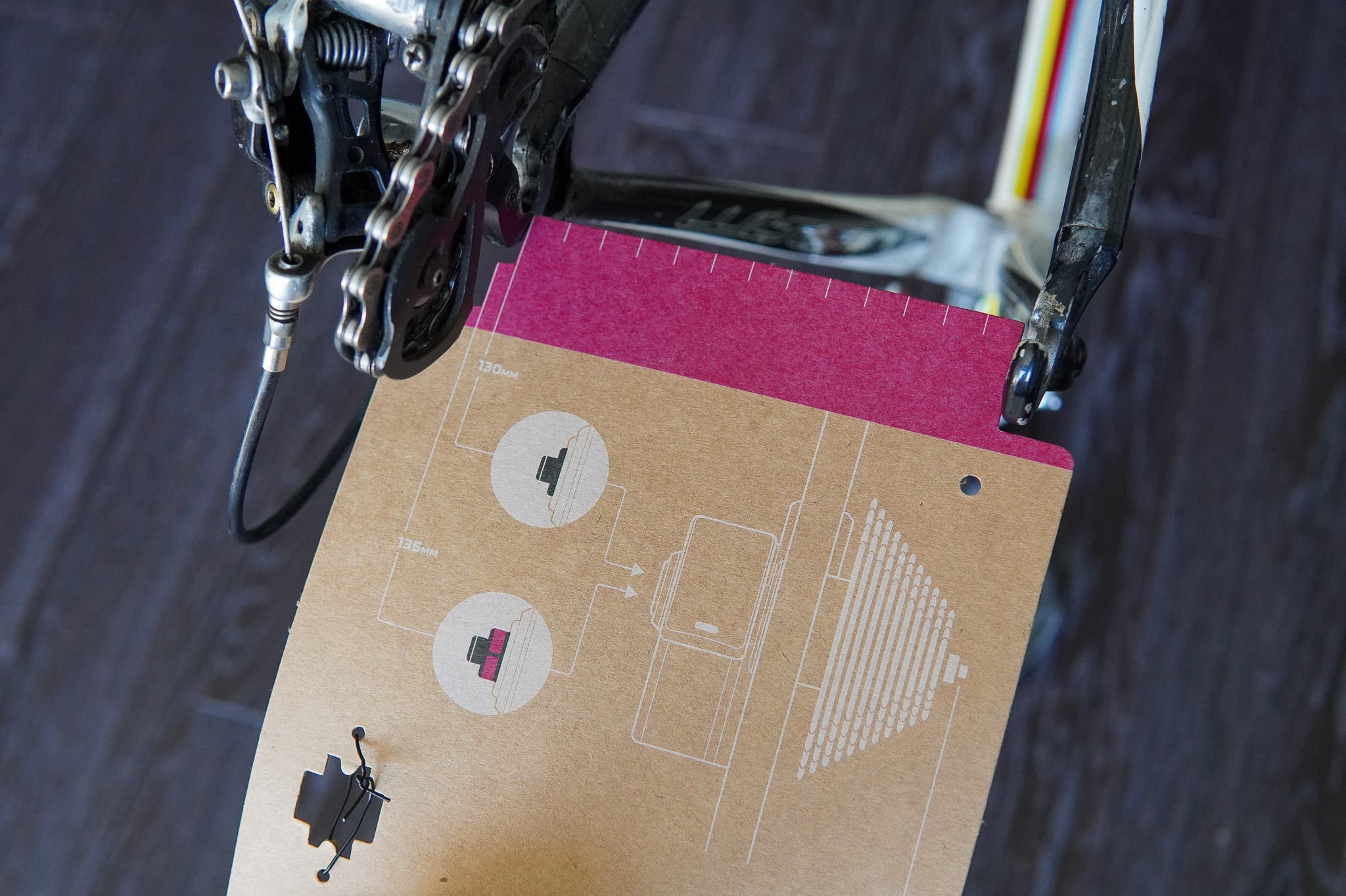 Zwift Hub One rear spacing guide