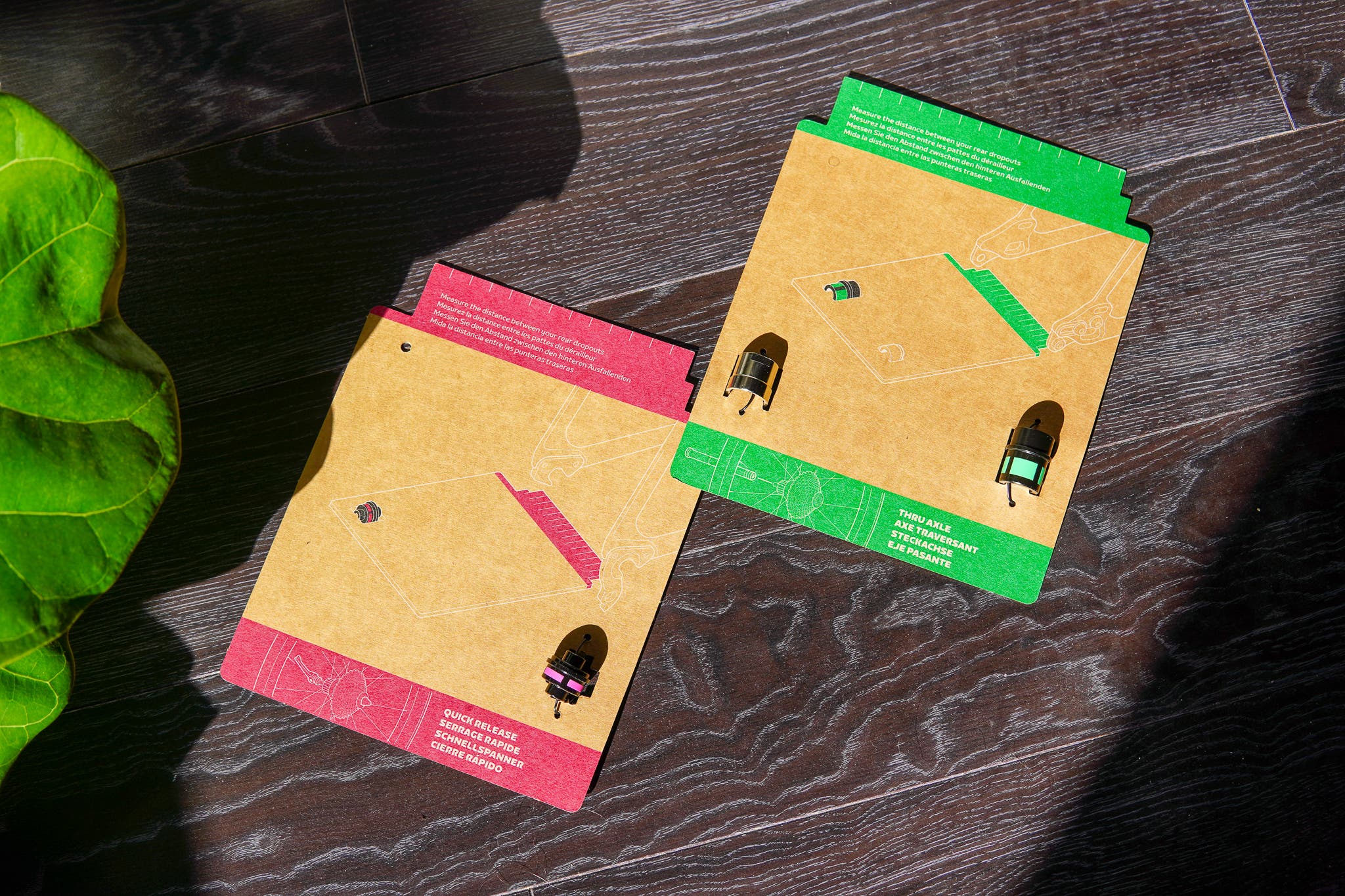 Zwift Hub One review thru axle cards