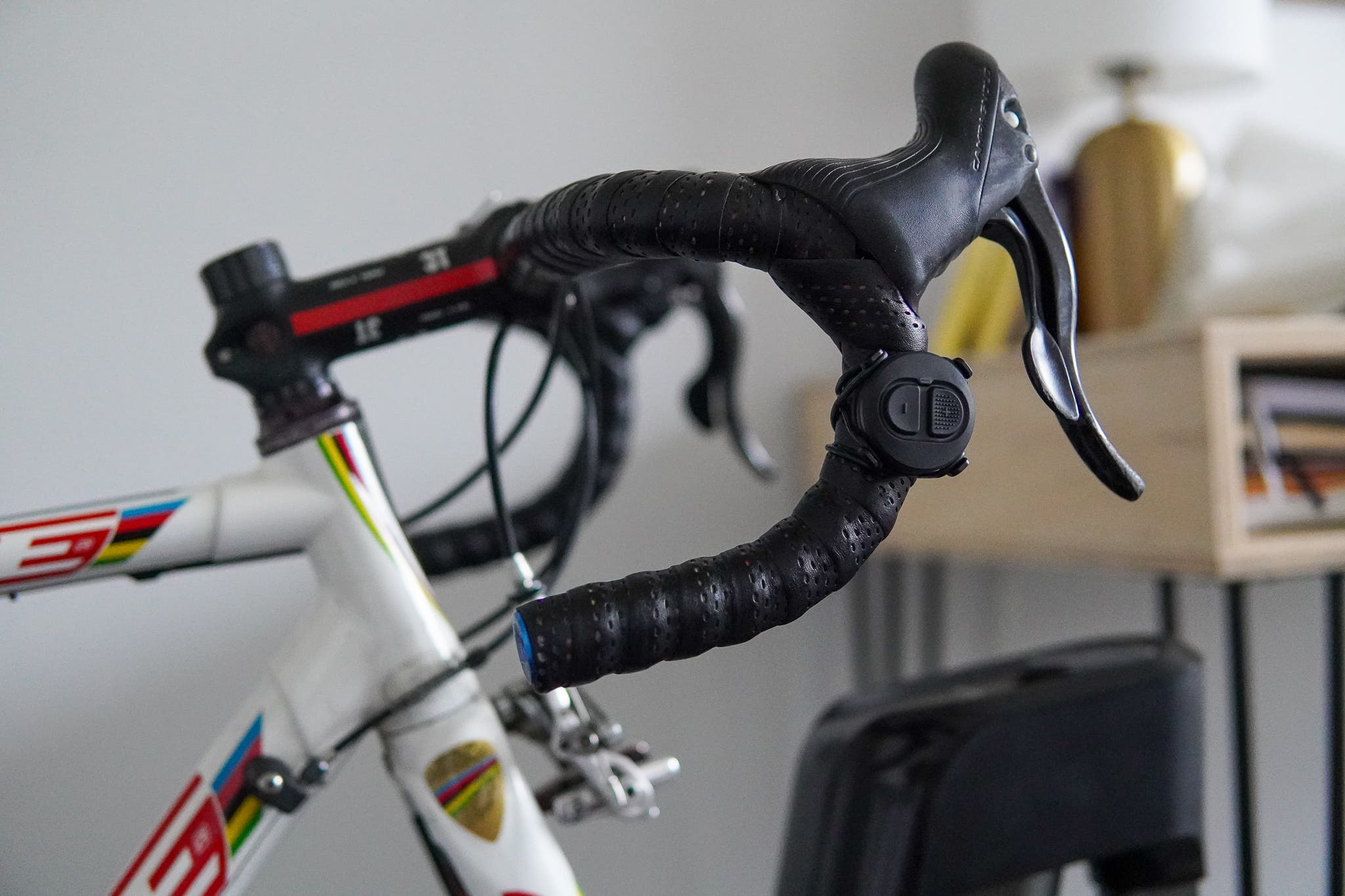 Zwift click shifter mounted