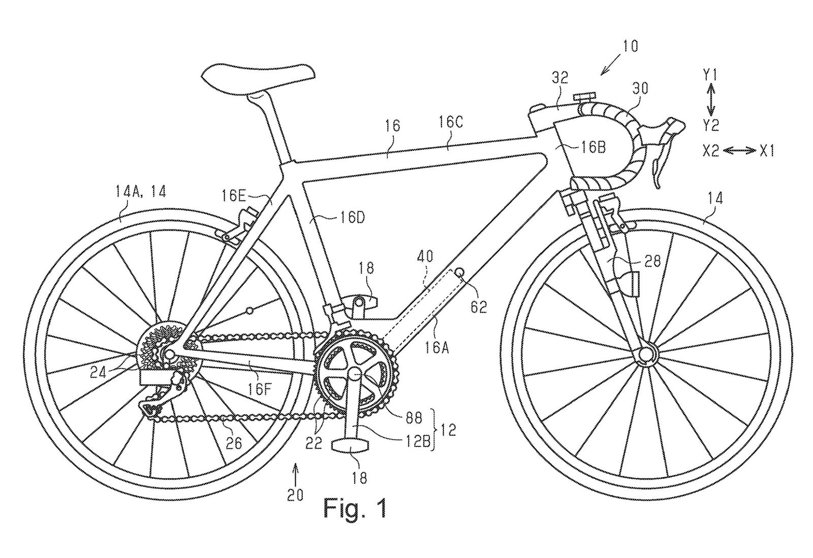 Road best sale bike motor