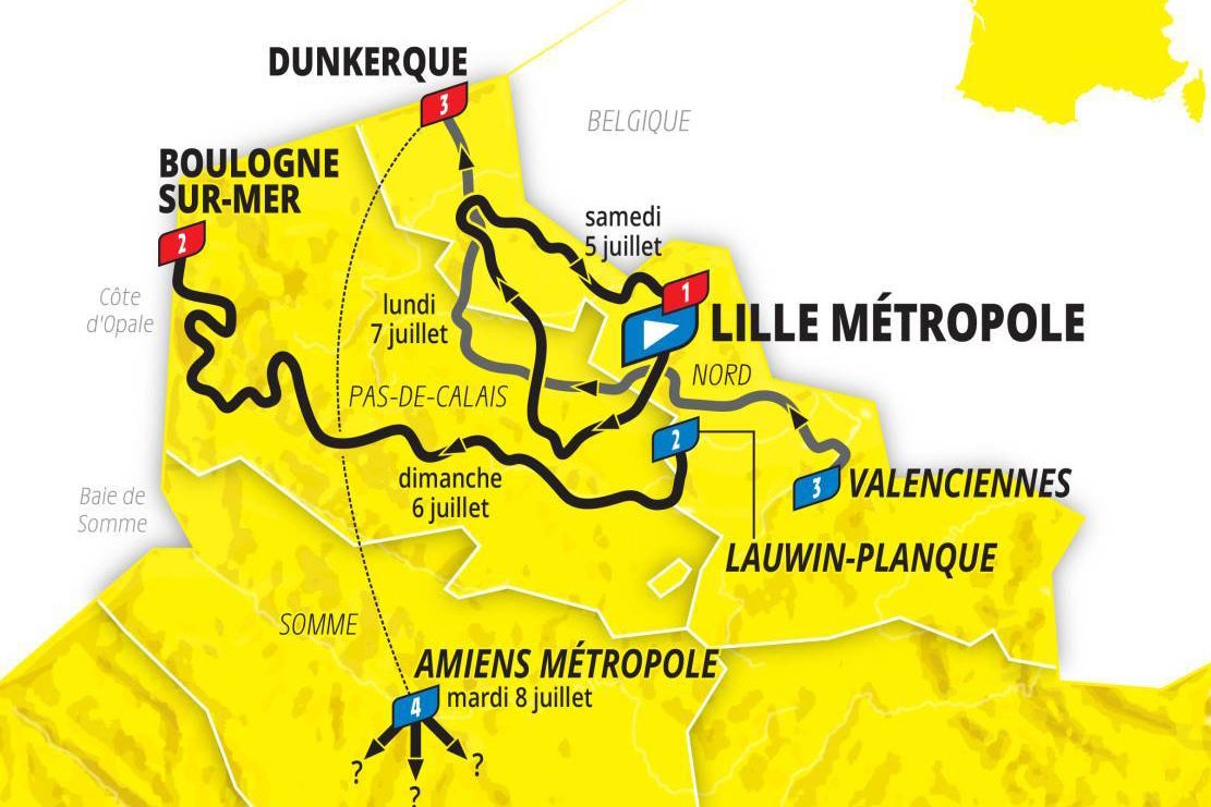 A return to home soil: Details revealed of Lille’s Tour de France Grand Départ 2025