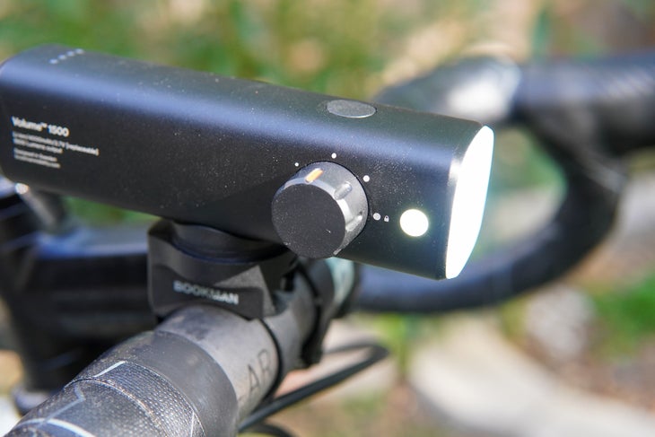 bookman volume 1500 front light review knob
