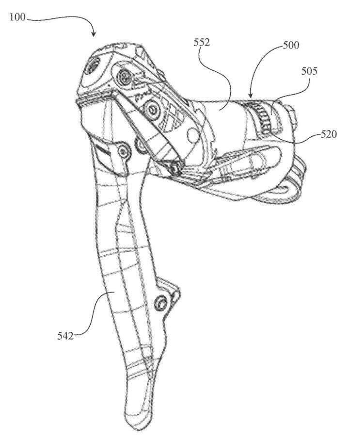 new sram axs drop bar road patent info lever layout