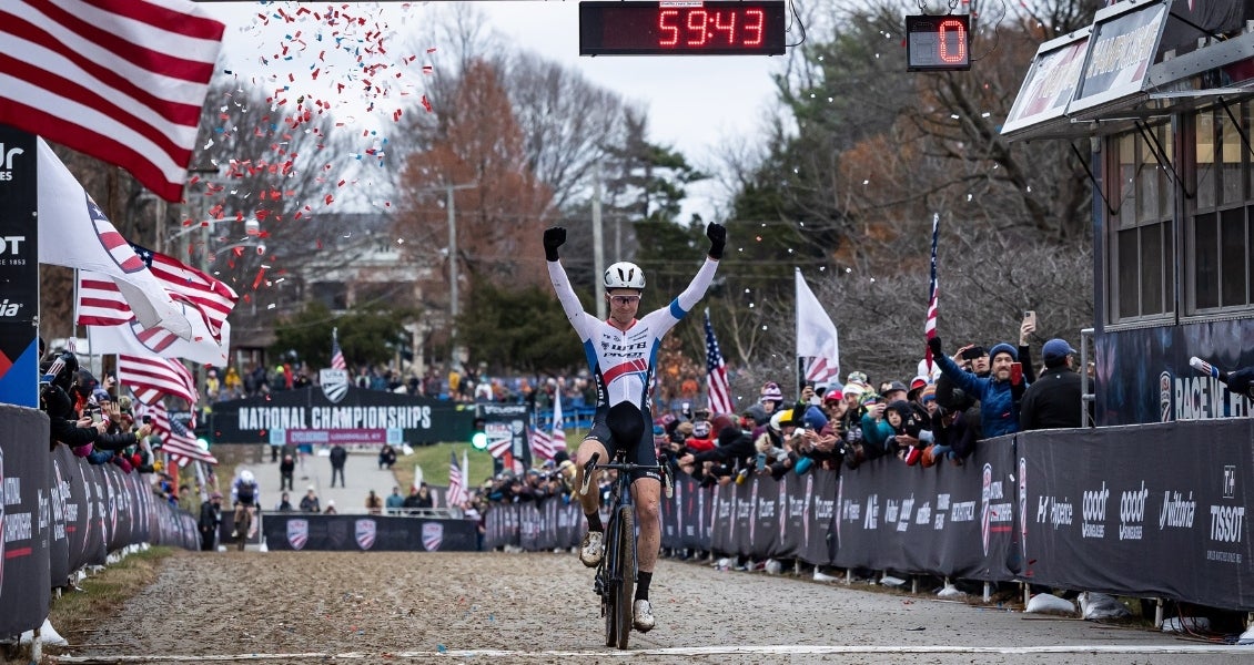 Clara Honsinger, Eric Brunner Ride into Stars and Stripes at US Cyclocross Nationals