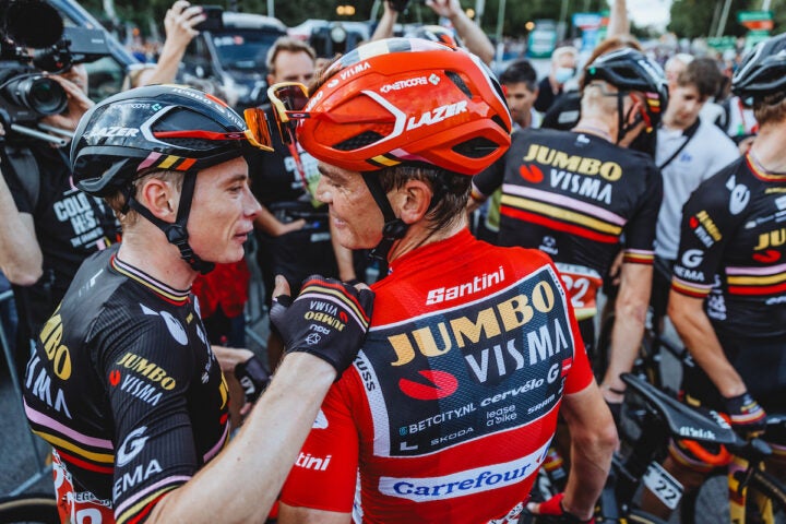 Vingegaard, Kuss Vuelta a España 2023