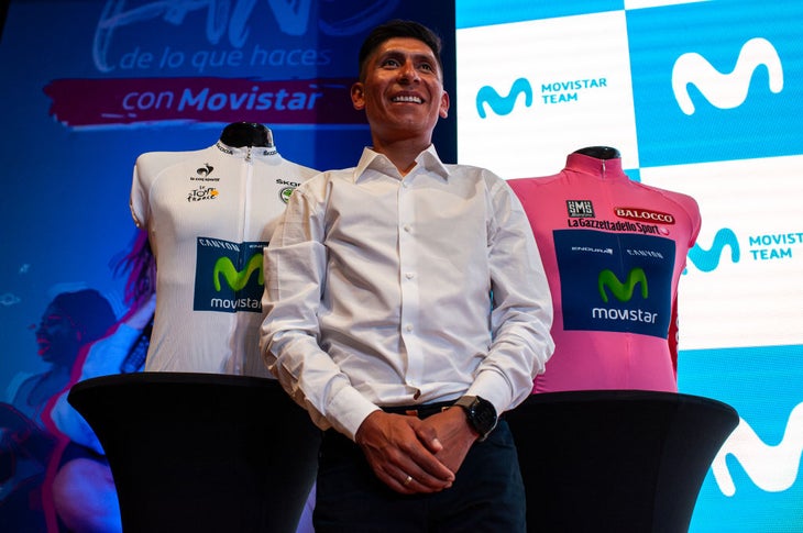 Nairo Quintana se incorpora al Movistar para su concentración de pretemporada en España