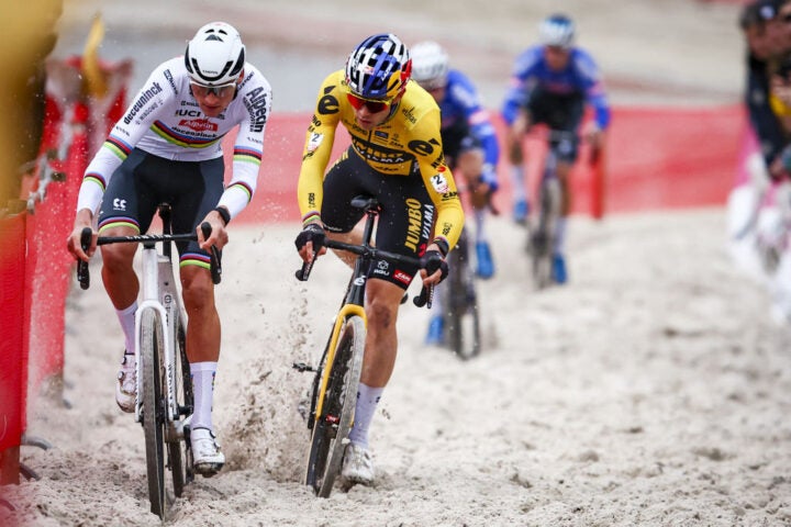 There cyclocross kings also clash in spring.