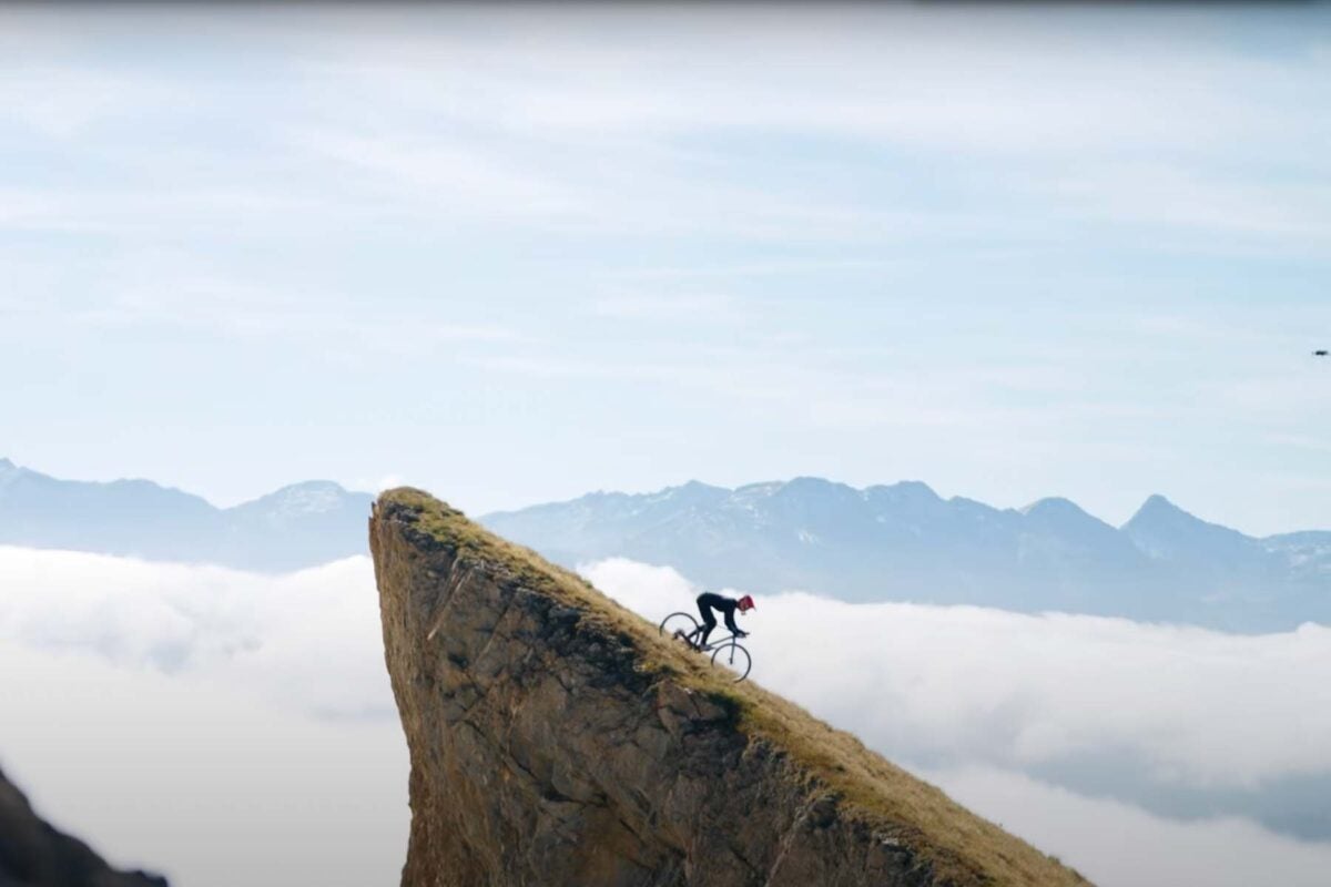 Watch This Pro Mountain Biker Backflip a Gravel Bike Velo