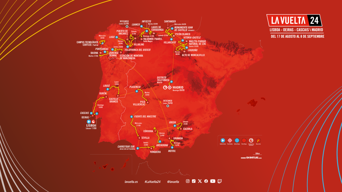 Vuelta A España Route Serves Up Mix Of Vertical And Surprises For 2024 ...