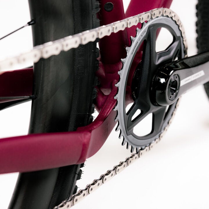 blackheart gravel al tire clearance chainring clearance