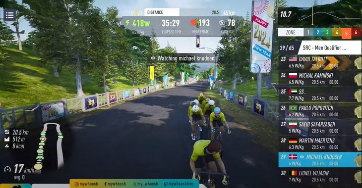 MyWhoosh KOM (Cat 1)